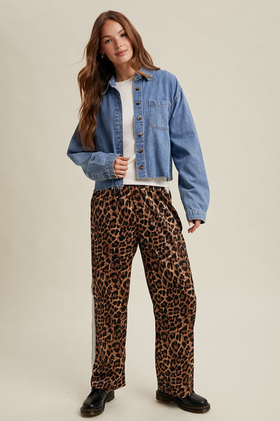 Elody Raw Hem Demin Shirt