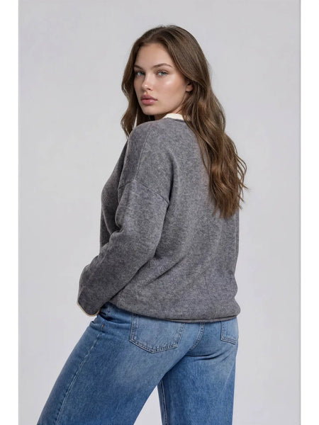 Shae Layered Grey Top