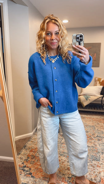 Gretta Royal Blue Sweater