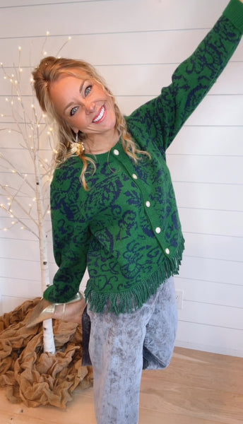 Tula Fringed Sweater