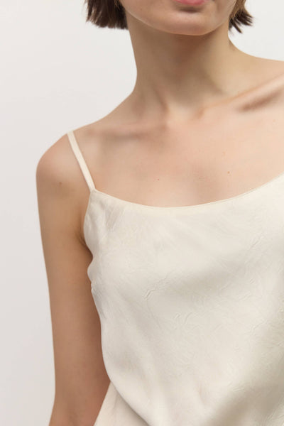 Jasmine Crinkle Satin Dress