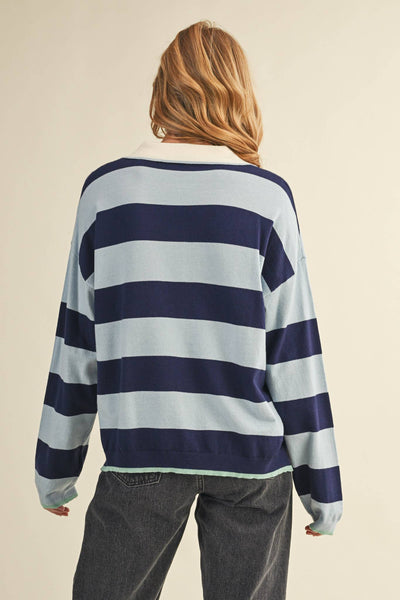 Laura Rugby Long Sleeve Top