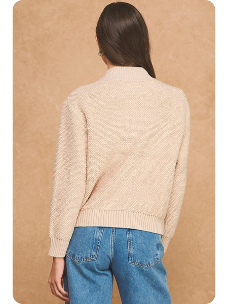 Eloise Half Button Up Sweater