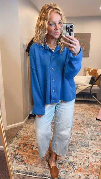 Gretta Royal Blue Sweater