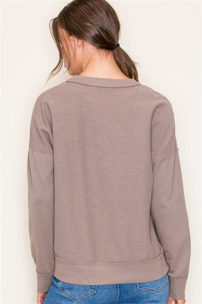 Celine Crew Neck Top