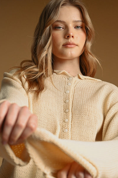 Lennon Button Cardigan