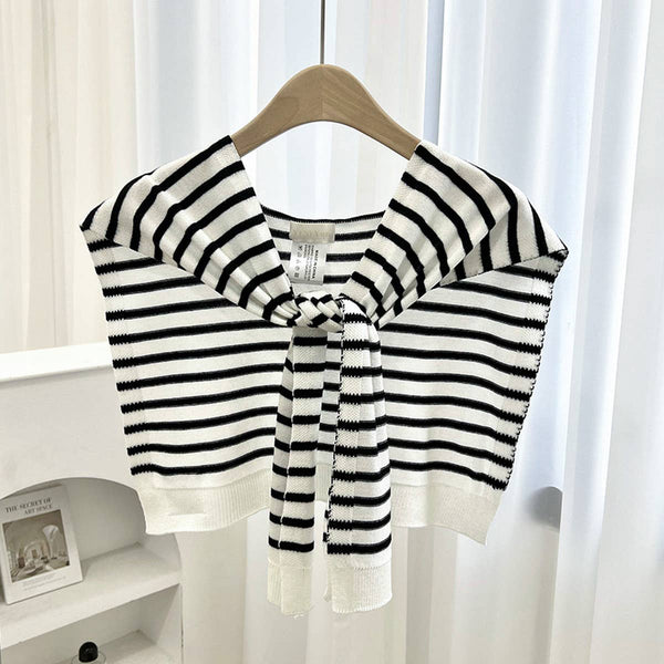 Rhen Striped Outer Shawl