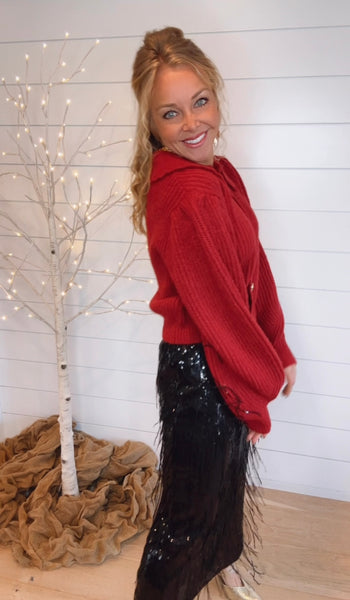 Madison Chunky Collar Sweater