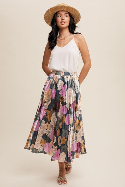 Ava Pleated Skirt