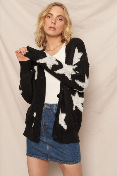 Ava Star Patterned Sweater