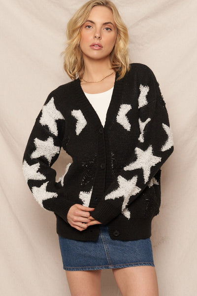 Ava Star Patterned Sweater