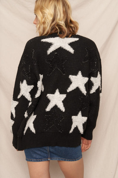 Ava Star Patterned Sweater