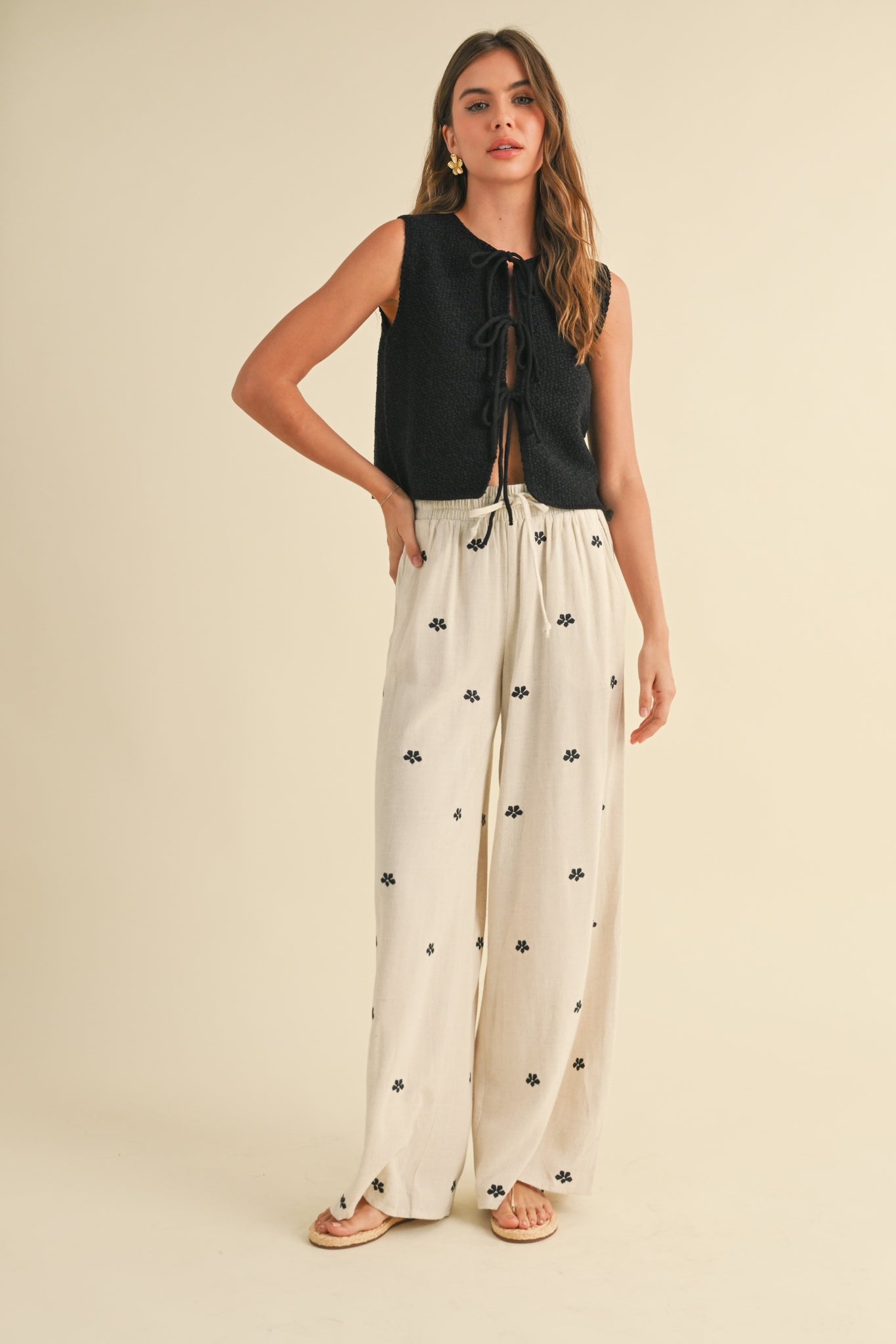 Beatrice Embroidered Pants