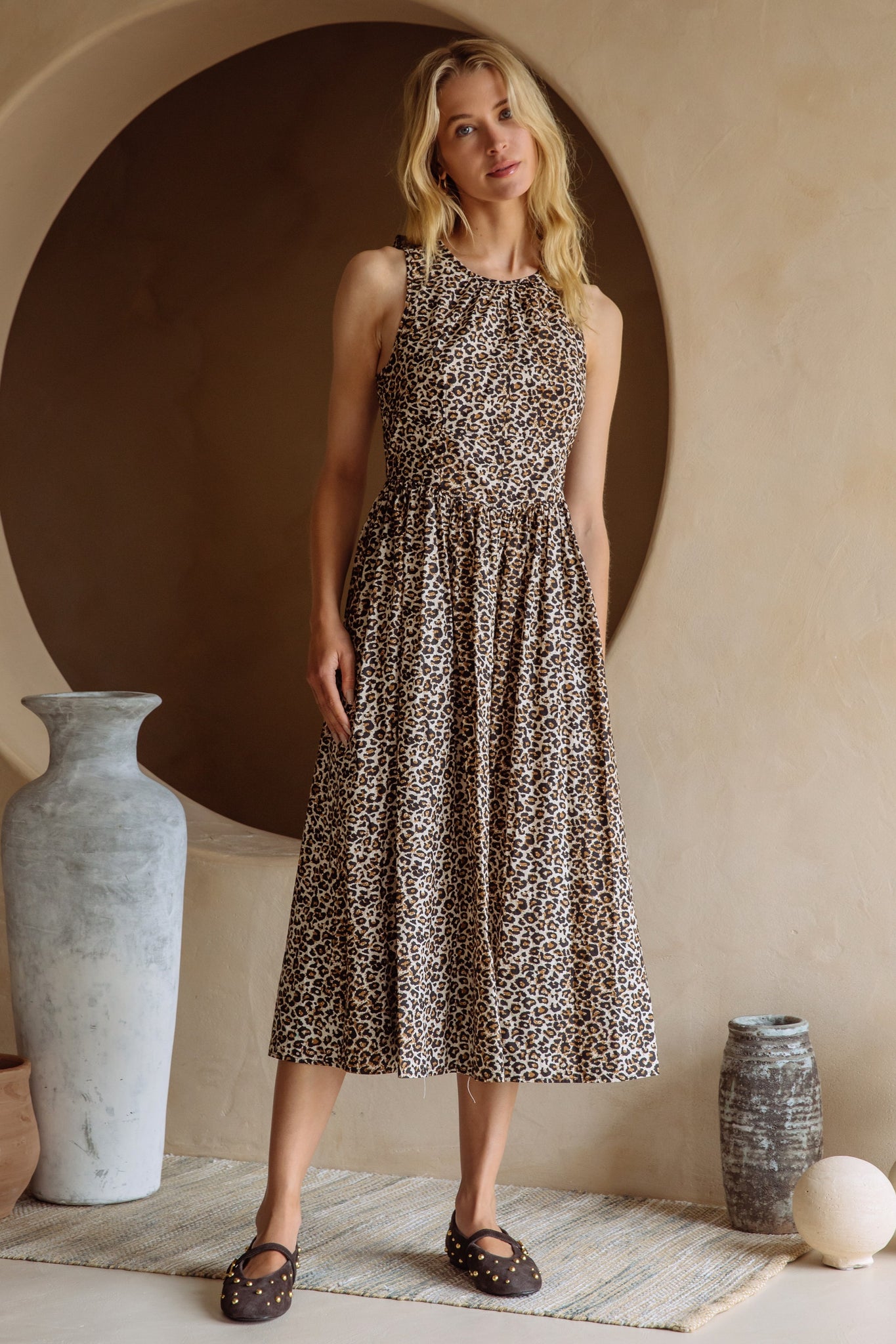 Evie Leopard Dress