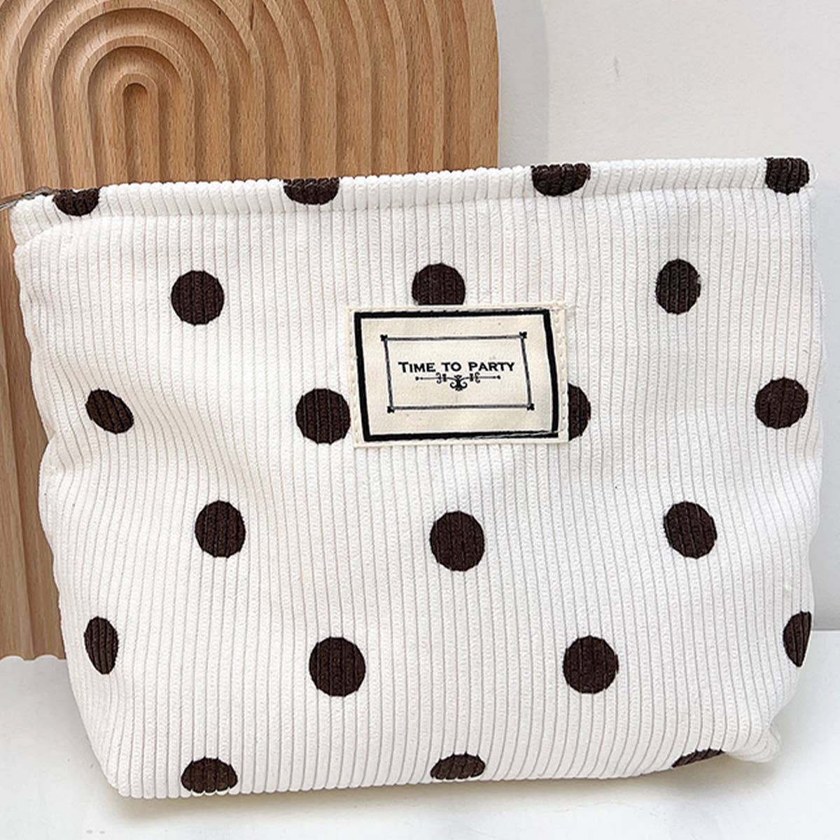 Corduroy Polka Dot Bag