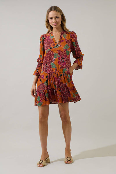 Marven Floral Shift Dress