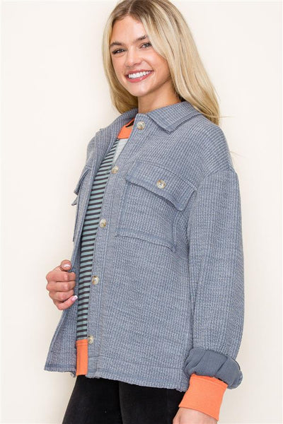 Ada Ribbed Knit Shacket