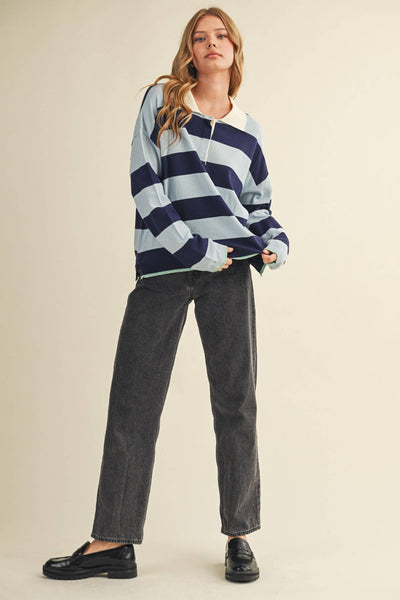 Laura Rugby Long Sleeve Top