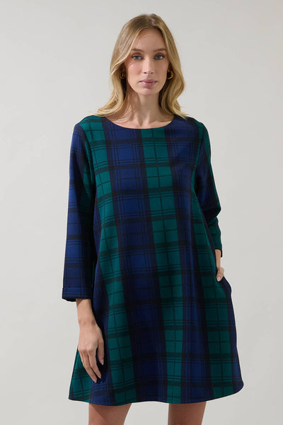 Lonna Hudson Plaid Dress