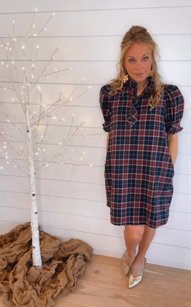 Caroline Plaid Dress