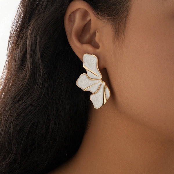 Sweet Gradient Flower Earrings