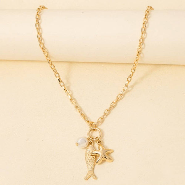 Sardine Pendant Necklace