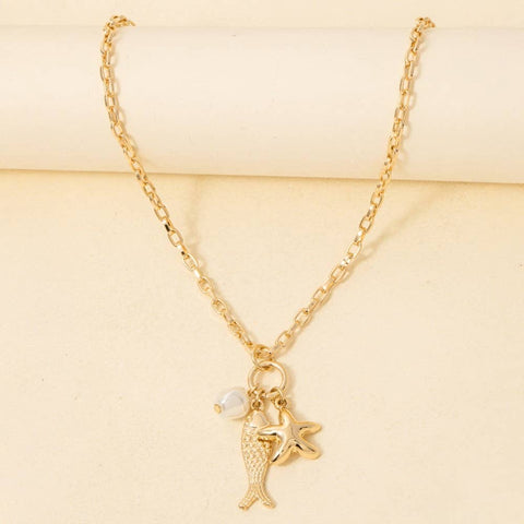 Sardine Pendant Necklace