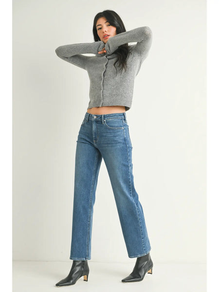 Brit Straight Medium Wash Jean