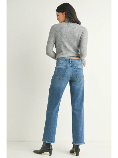 Brit Straight Medium Wash Jean