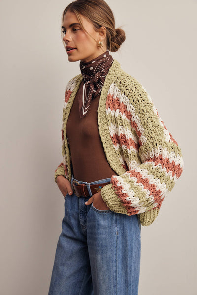 Audrey Hand Crochet Cardigan