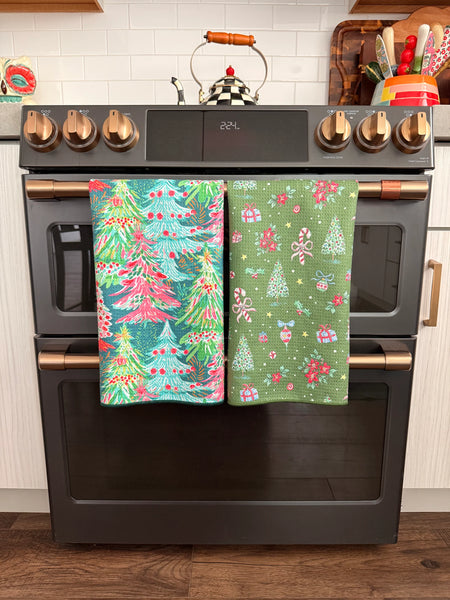 Tree Farm Double-Sided Hand Towel