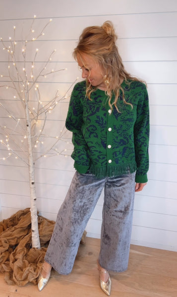 Tula Fringed Sweater