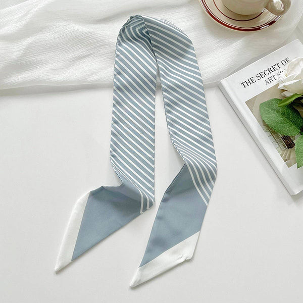 Striped Skinny Scarf