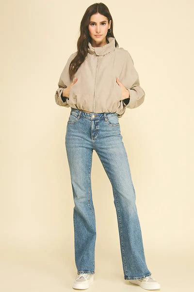 Blake Suede Cropped Jacket