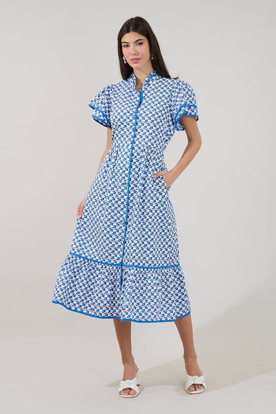 Cass Floral Midi Dress
