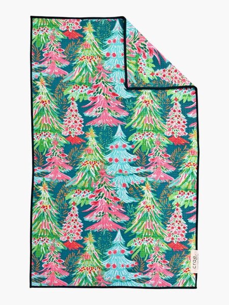 Tree Farm Double-Sided Hand Towel