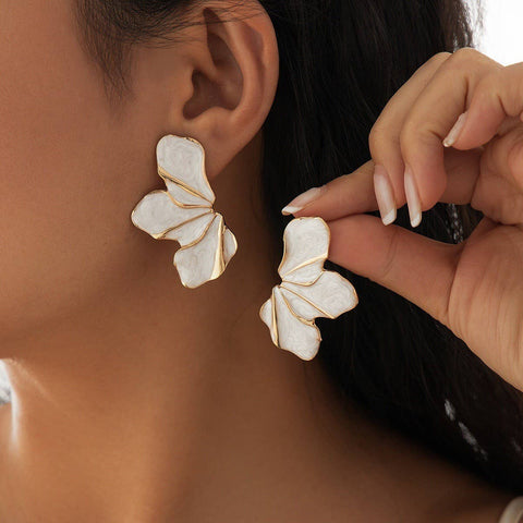 Sweet Gradient Flower Earrings