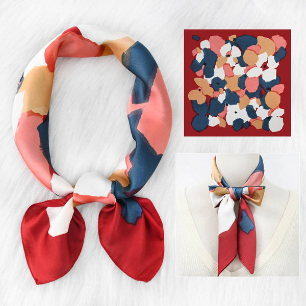 Satin Dot Neck Scarf