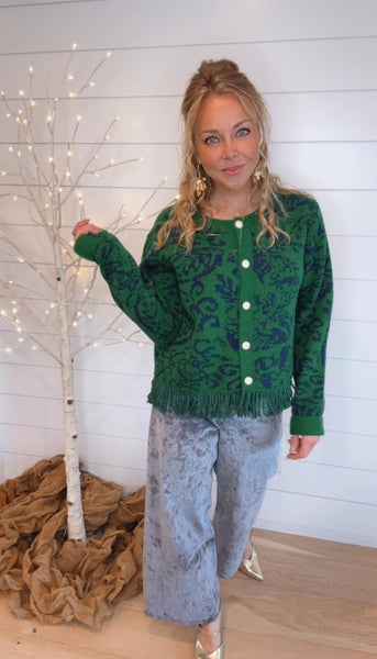 Tula Fringed Sweater