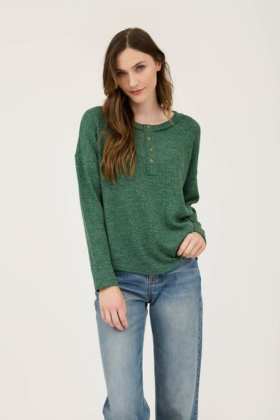 Meg Waffle Knit Long Sleeve