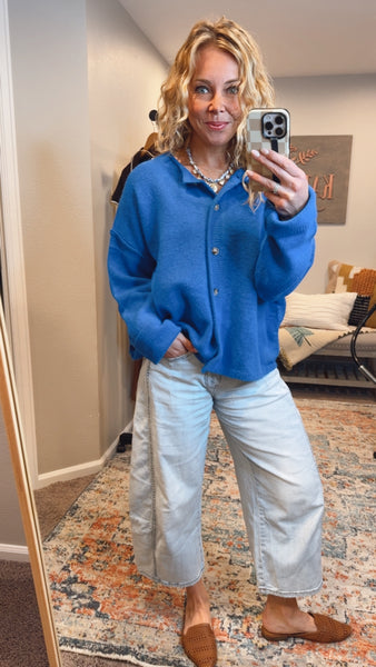 Gretta Royal Blue Sweater