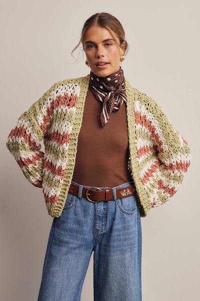 Audrey Hand Crochet Cardigan