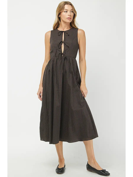 Penelope Tie Front Dress