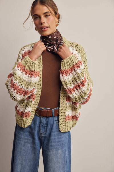 Audrey Hand Crochet Cardigan