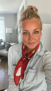 Satin Dot Neck Scarf