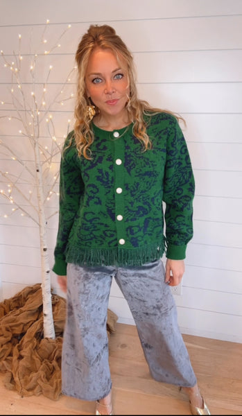 Tula Fringed Sweater