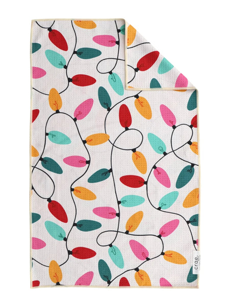 All Lit Up Double-Sided Hand Towel