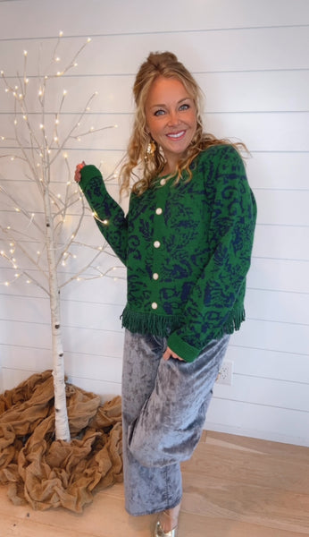 Tula Fringed Sweater