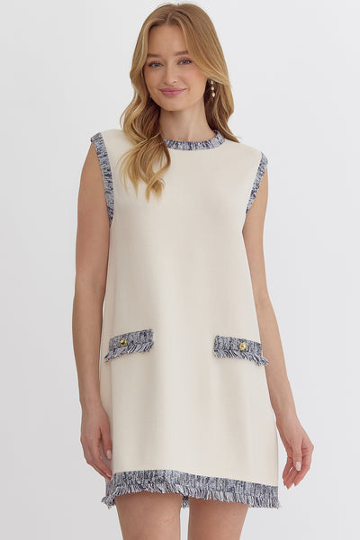 Michelle Tweed Detailed Dress