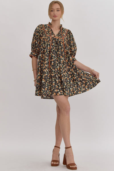 Grace Fall Floral Dress